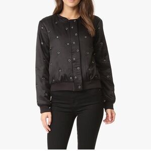 Velvet Viviette by Graham and Spencer Women’s Size XS Grommet Bomber Jacket.